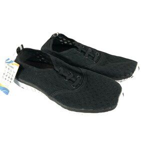 Fantiny Boys Mesh Sneakers Water Shoes Slip On Black Size 35 US 4